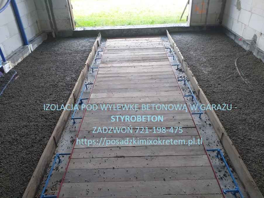 Styrobeton izolacje podłogowe pod posadzkę betonową Grodzisk Mazowiecki - zdjęcie 3