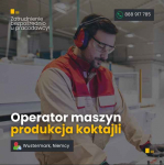 Operator maszyn – produkcja koktajli – Niemcy blisko granicy