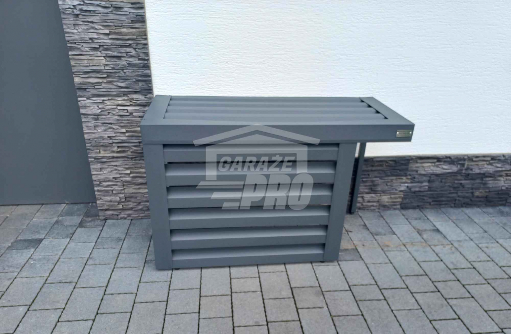 Osłona klimatyzatora - 80x40x70 cm antracyt - niepełna zabudowa GP297 Gdynia - zdjęcie 4