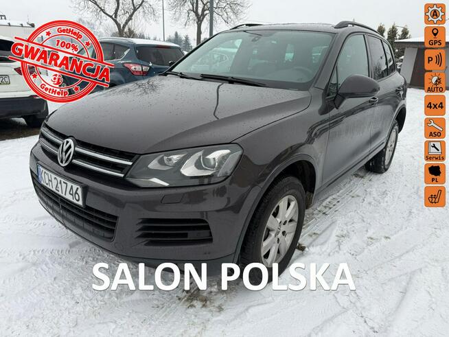 Volkswagen Touareg navi, automat, 4x4, Polskin Salon! Zbąszyń - zdjęcie 1