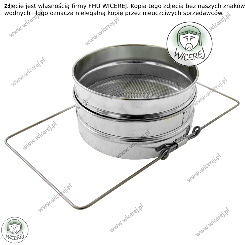 Sito do miodu płaskie podwójne śr. 20cm Jaśliska - zdjęcie 6