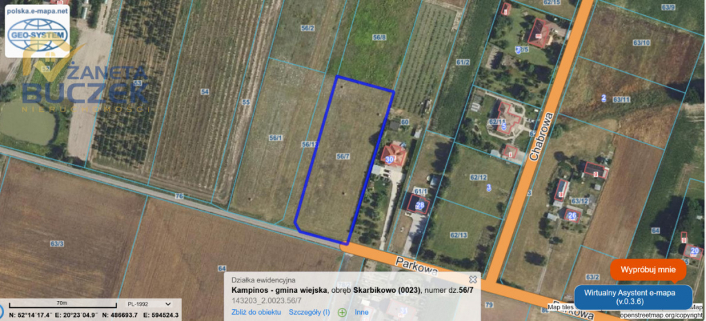 Sprzedam działki z WZ w Skarbikowie Skarbikowo - zdjęcie 2