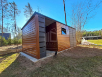 Schowek - domek ogrodowy 4,5x2m + wiata 2m brama okno dach  ID1001 Sanok - zdjęcie 4