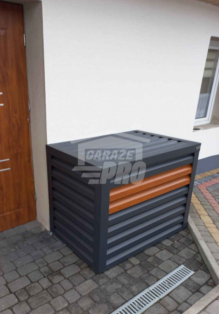 Osłona klimatyzatora - pompy ciepła 90x60x100 cm antracyt GP304 Gdynia - zdjęcie 4