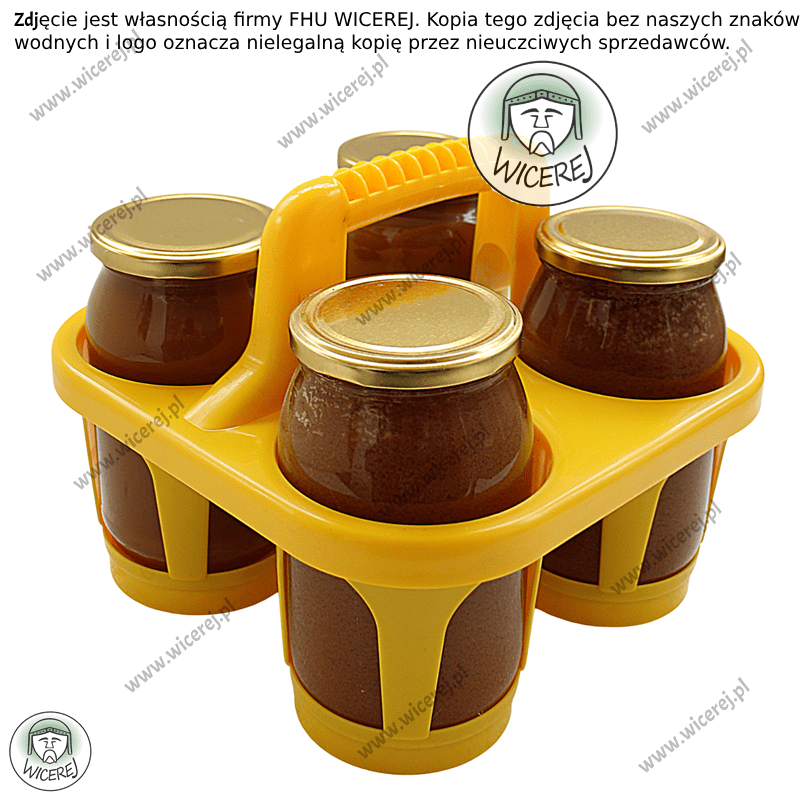 Koszyk do transportu słoików Solidny, Gruby Plastik, Kobiałka miód Jaśliska - zdjęcie 11