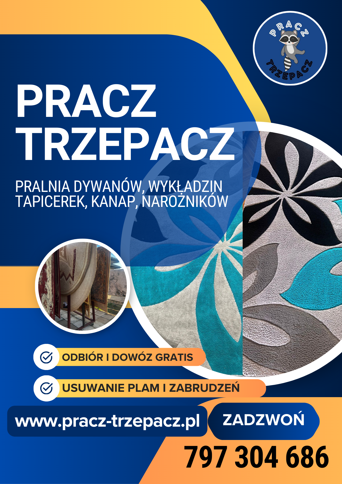 Pranie dywanów, wykładzin, tapicerek, kanap, narożników Mogilno - zdjęcie 1