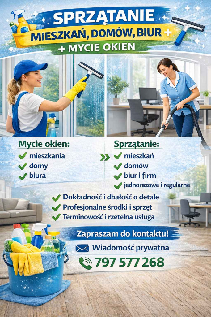 sprzatanie mieszkan i domów Maków Mazowiecki - zdjęcie 1