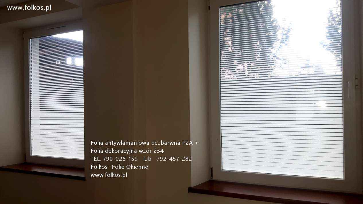 Folie dekoracyjne gradientowe Odkryta oklejanie szyb -sprzedaż folii Białołęka - zdjęcie 3