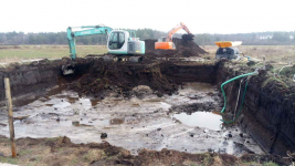 wyburzenia rozbiórki kopanie stawów (zbiorników) usługi koparkami