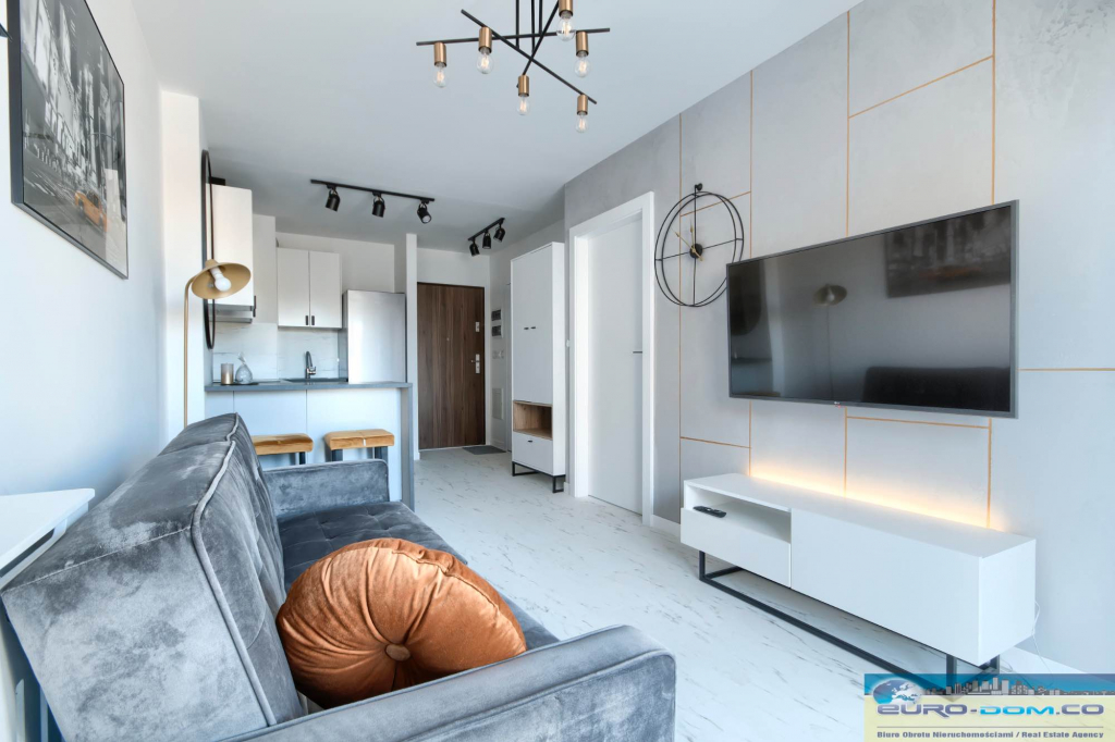 Mieszkanie 2 pokojowe, 33 m2, umeblowane | Nowe Budownictwo Nowe Miasto - zdjęcie 1