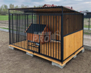 Kojec dla psów 2,5x2m Uchwyt na miski ściany zabudowane drewnem  GP395 Gniezno - zdjęcie 2