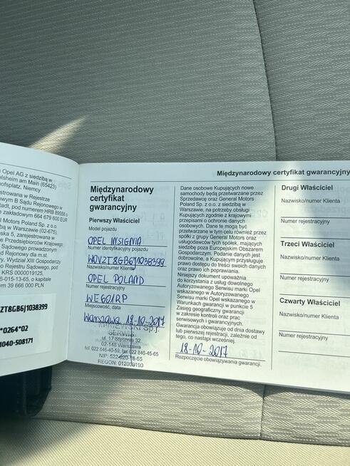 Na sprzedaż Opel Insignia B SPORTS TOURER (KOMBI) 1.5 165 KM Grudziądz - zdjęcie 9