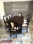 Prześliczny Komplet do Salonu Stół S23 i 8 Krzeseł K83 BEKAS Producent Elbląg - zdjęcie 4