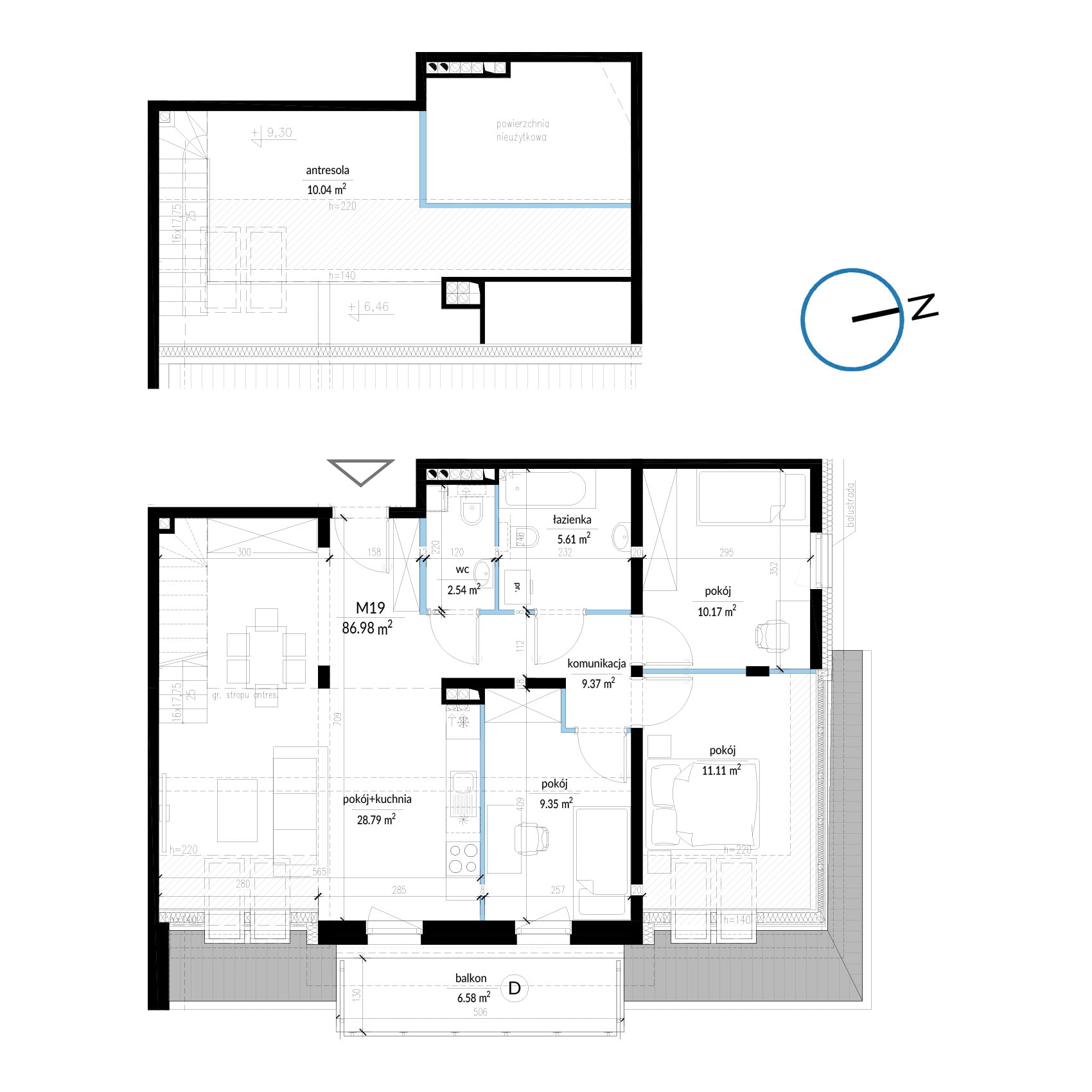 4 pokojowe mieszkanie z balkonem Wrocław - zdjęcie 4