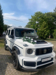 Biały Mercedes G-Class Brabus Rocket Wolne Terminy Auto do Ślubu Białystok - zdjęcie 2