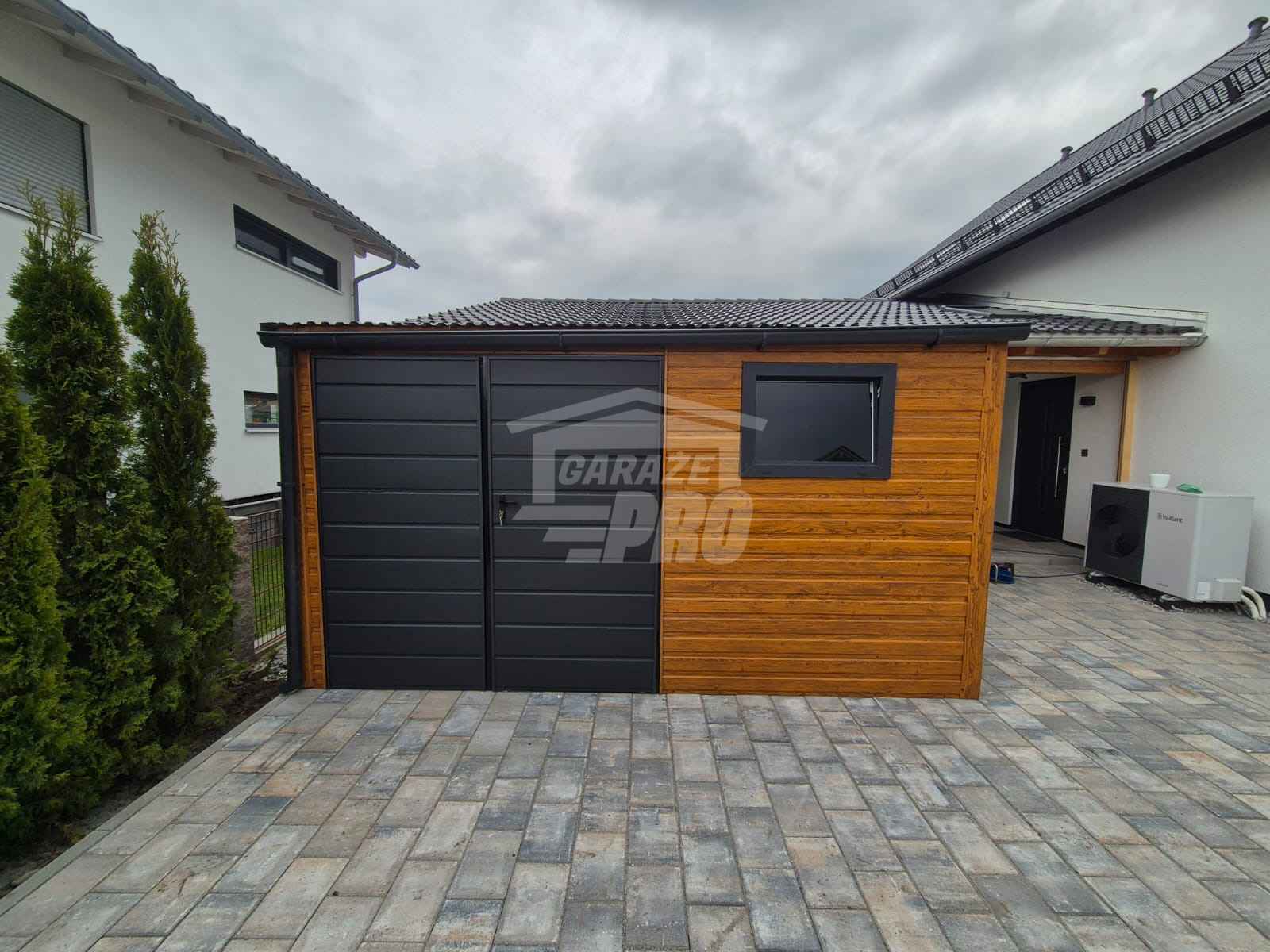 Schowek - Domek Ogrodowy 4x2m - Brama - drzwi okno  dach rynna GP613 Bełchatów - zdjęcie 3