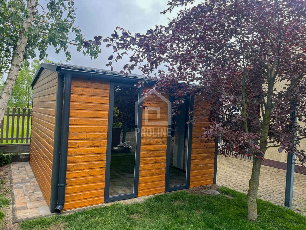 Schowek Domek Ogrodowy 3x3m drzwi 2x okno dwuspad w przód rynny PLG163 Mińsk Mazowiecki - zdjęcie 4