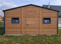 Garaż blaszany 6x5,8 2x Brama Okna PCV Drzwi Rynny Blachodach TS1066 Bydgoszcz - zdjęcie 4