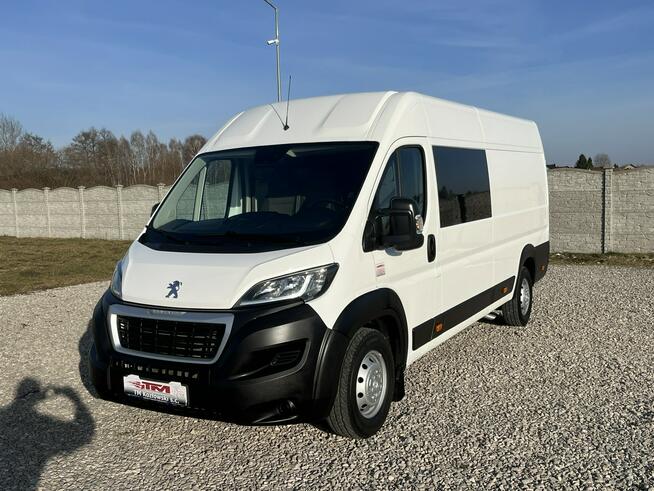 Peugeot Boxer L4H2 7-osob. MAXI Doka_Brygadowy * Gwarancja * Daleszyce - zdjęcie 1