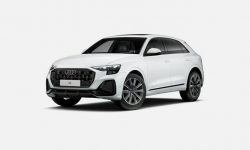 Audi Q8 PakietCzerń_Hak_Panorama_HomeLink_TempomatACC_4-strefy_FV23%