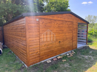 Garaż blaszany 4x6m + wiata 2m - brama - drzwi - okno - rynny SO119 Częstochowa - zdjęcie 3