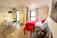 Przytulne studio na Kijowskiej, balkon, winda, zielona okolica, ciche