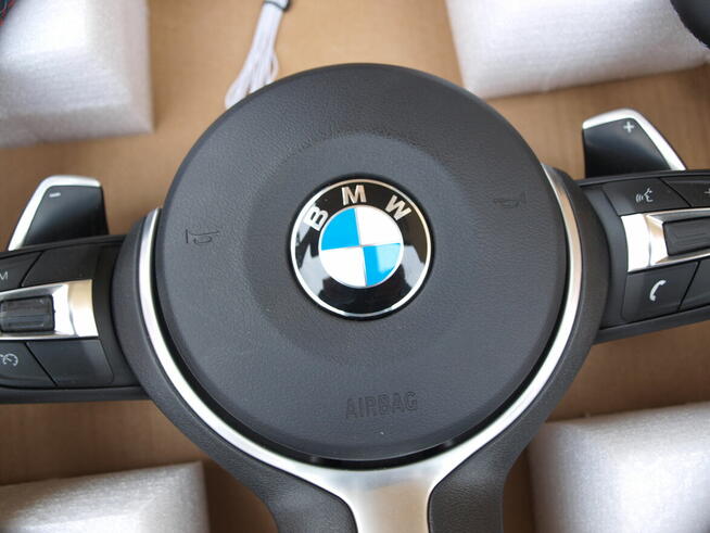 BMW X1 X2 X4 X5 Sport M pakiet kierownica skórzana + airbag Kalisz - zdjęcie 4