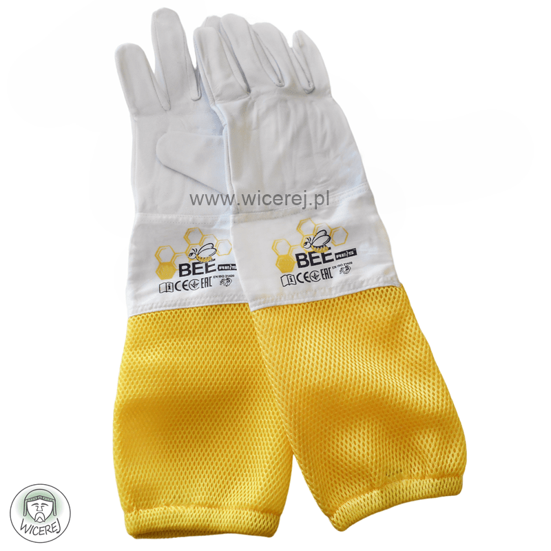 Skórzane Rękawice Pszczelarskie Długie Rozmiar XS,S,M,L,XL, XXL Jaśliska - zdjęcie 1
