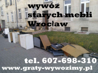 Wywóz starych mebli z mieszkań Wrocław,opróżnianie mieszkań,piwnic Fabryczna - zdjęcie 1