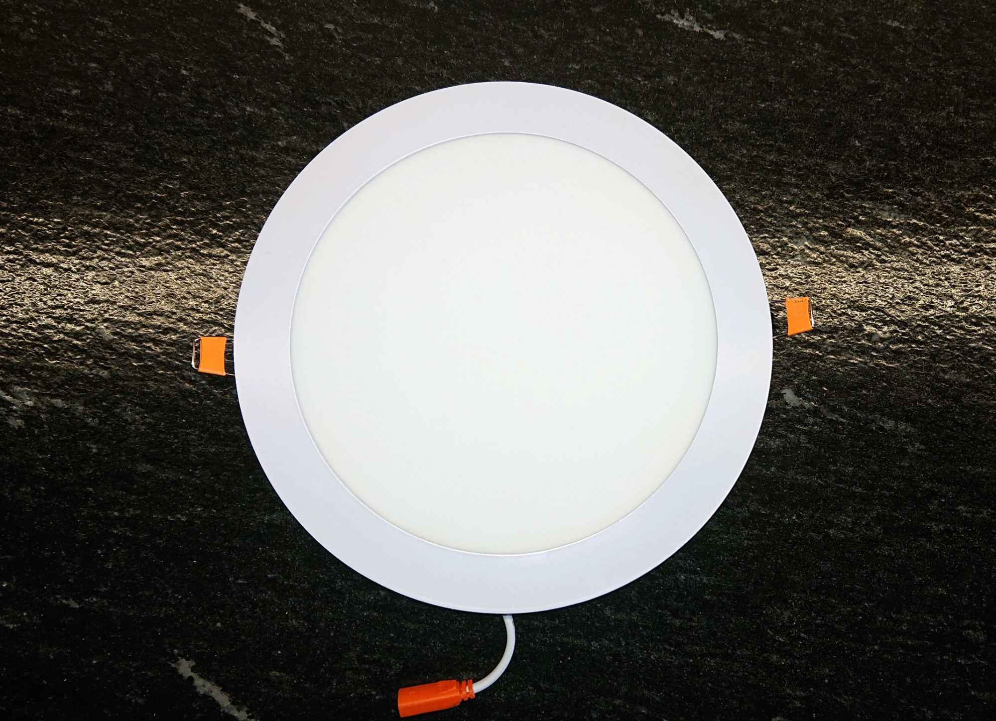 Lampa LED podtynkowa wpuszczana sufit podwieszany śr. 22 cm 2 szt. Mokotów - zdjęcie 1