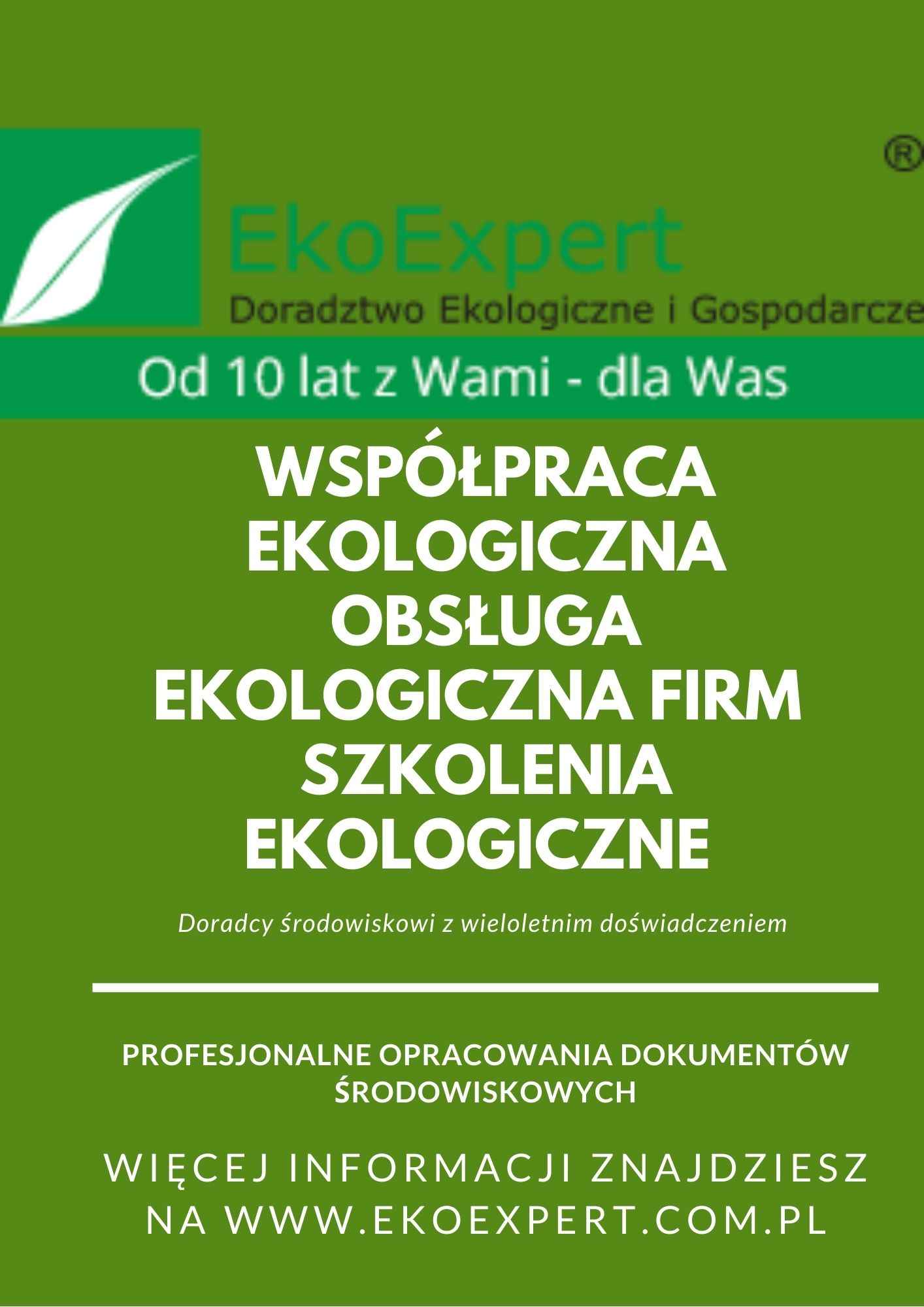 ROZLICZENIA ŚRODOWISKOWE EKSPERTYZY AUDYTY OPERATY EKOEXPERT BIAŁYSTOK Białystok - zdjęcie 1