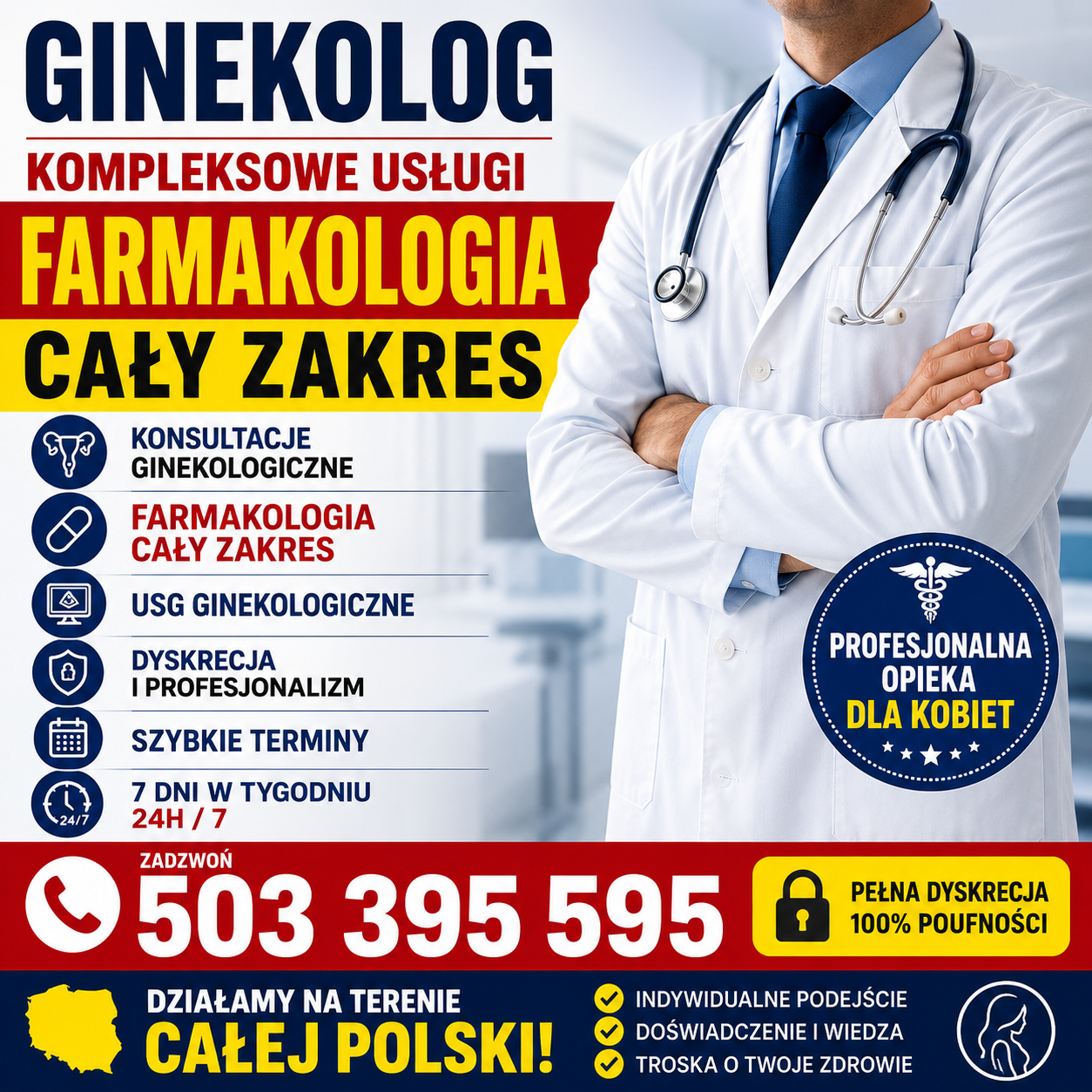 Ginekolog PRZYWRACANIE CYKLU 24h szybkie terminy dzwoń Ursus - zdjęcie 1