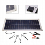 Zestaw PANEL SŁONECZNY + Regulator Napięcia.20W/12V.Ładowarka SOLARNA Bałuty - zdjęcie 4