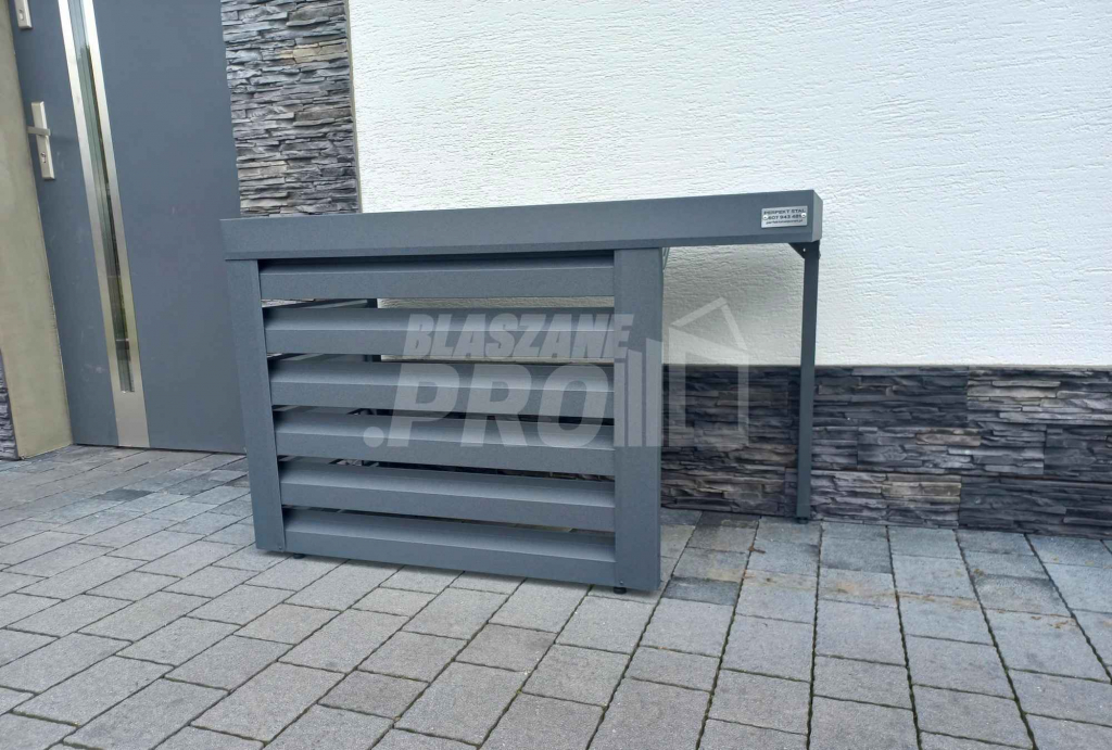 Osłona klimatyzatora pompy ciepła 80x40x70 cm niepełna zabudowa GP297 Jarocin - zdjęcie 5