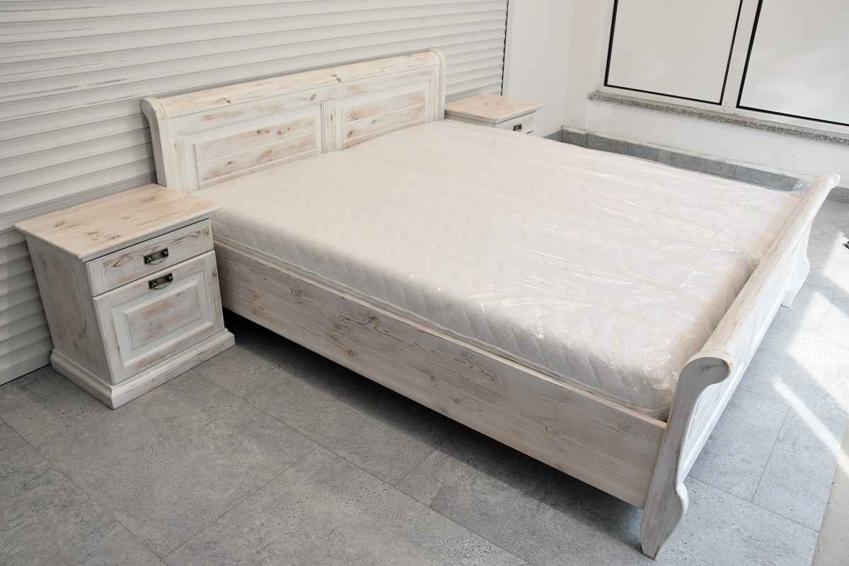 łóżko z materacami i szafkami - komplet jak nowy Olsztyn - zdjęcie 2