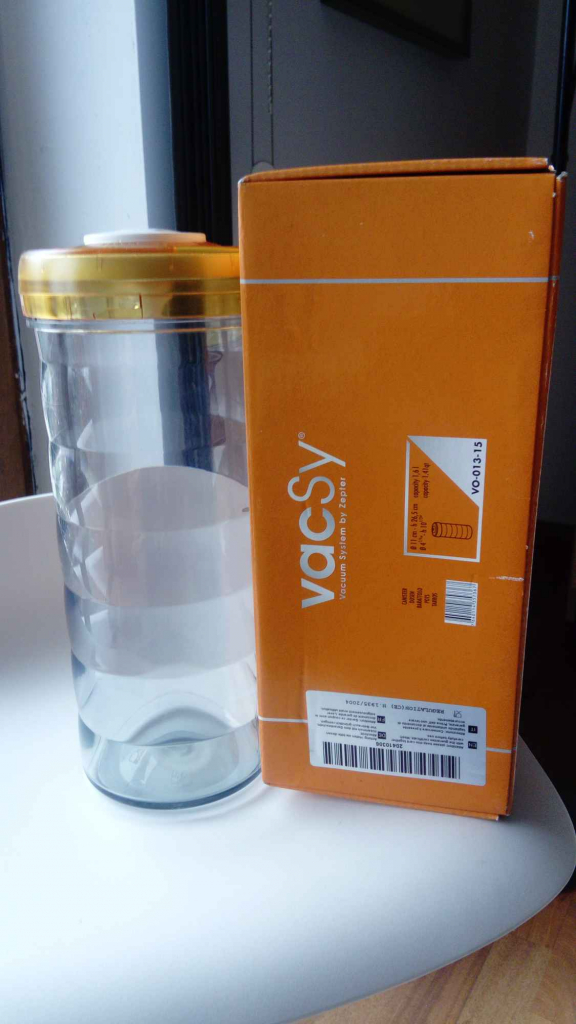 ZEPTER TUBA nowy pojemnik próżniowy  na żywność 1,6 L VACSY Śródmieście - zdjęcie 1