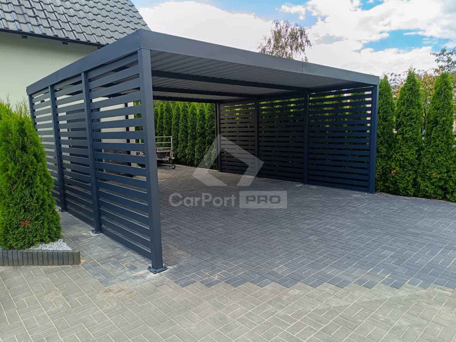 CarPort PREMIUM wiata samochodowa 6x6 dodatkowa zabudowa CP123 Giżycko - zdjęcie 3
