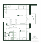 Mieszkanie 2pok. o pow 44,13m2 z balkonem/ Żerniki Strachowicka Wrocław - zdjęcie 5