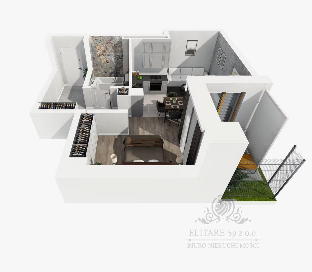 Mieszkanie 41,01m2 + ogórd i taras  widokiem na Odrę/Kleczków Wrocław - zdjęcie 9