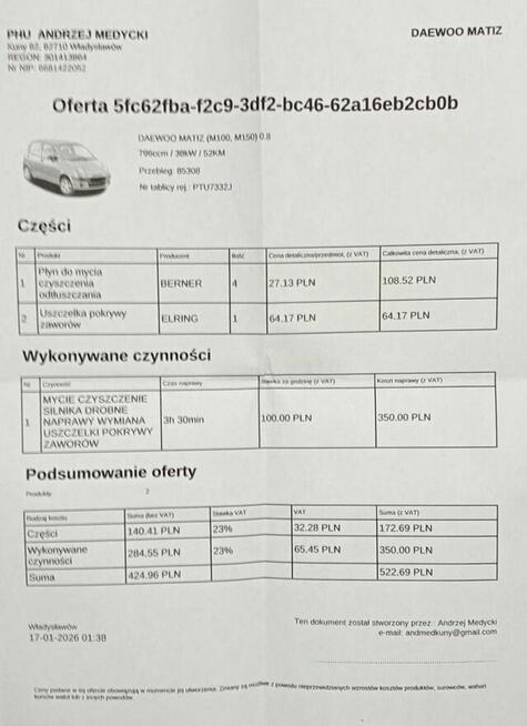 Daewoo Matiz - w bardzo dobrym stanaie - mały przebieg Genowefa - zdjęcie 9