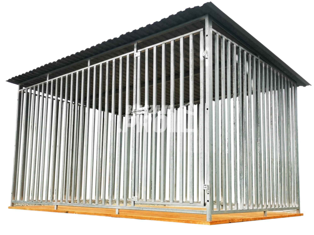 Kojec dla Psa 3x2m z profili zamkniętych + Podłoga drewniana GP270 Chełm Śląski - zdjęcie 1