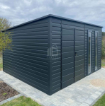 Schowek - Domek Ogrodowy 4,5x3 - Brama - 2x okno dach spad w tył ID963 Gryfice - zdjęcie 2