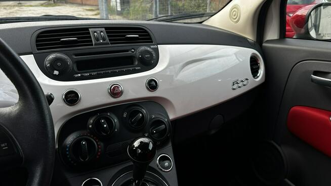 Fiat 500 1.4 Automat 100KM Klima Czerwone wnętrze + dach Alu 15 Gdynia - zdjęcie 11