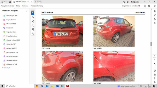 Ford fiesta rok prod. 2008 Grotów - zdjęcie 2