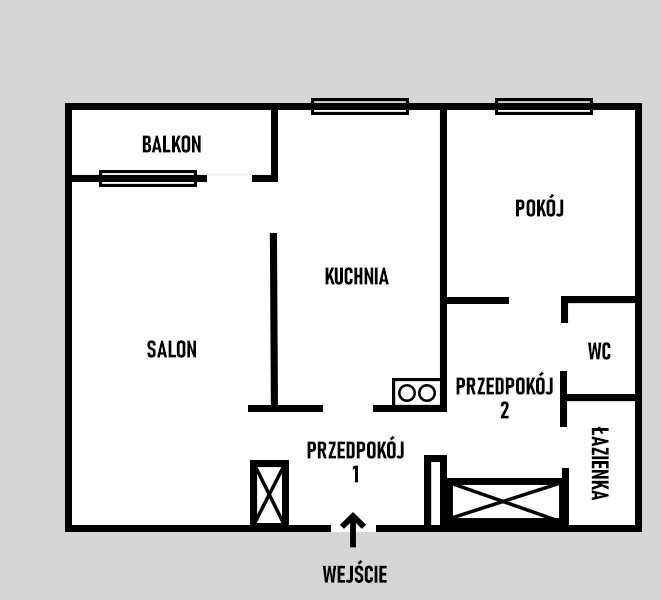2pok, 50met, okolice Bajana BALKON/PIWNICA/2WINDY (Wrocław) Fabryczna - zdjęcie 8