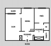 2pok, 50met, okolice Bajana BALKON/PIWNICA/2WINDY (Wrocław) Fabryczna - zdjęcie 8