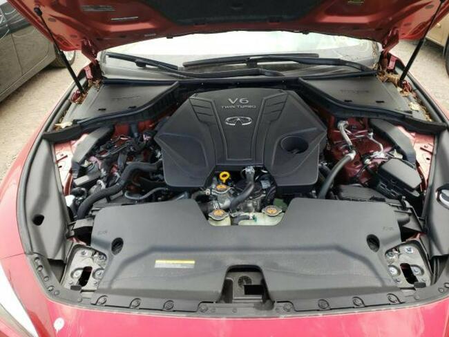 Infiniti Q50 2019, 3.0L, Red Sport, porysowany lakier Warszawa - zdjęcie 9