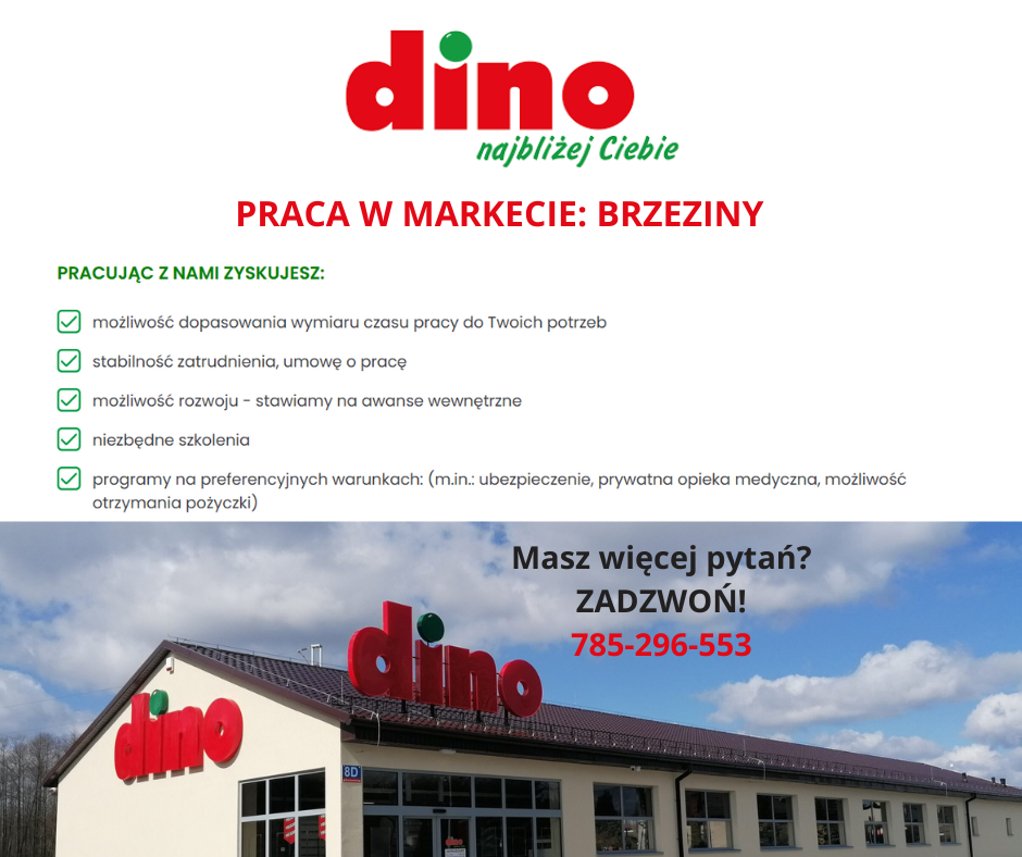 DINO KASJER-SPRZEDAWCA BRZEZINY Brzeziny - zdjęcie 1