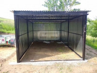 Garaż blaszany 3x5 Brama - ocynk - spad w tył GB139 Jastrzębie-Zdrój - zdjęcie 4