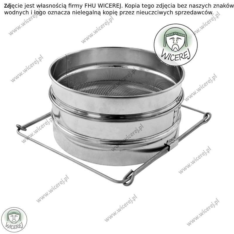 Sito do miodu płaskie podwójne śr. 20cm Jaśliska - zdjęcie 2